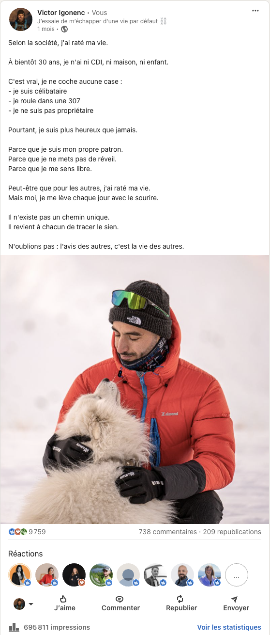 Post LinkedIn viral